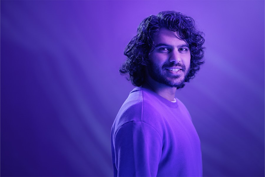 Man poses for UW-Whitewater College of Business and Economics online